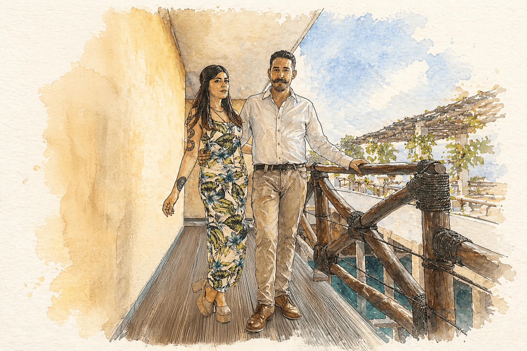 Ilustración editorial de Diego y Lis